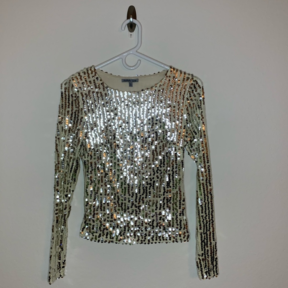 NWT Sequin top
